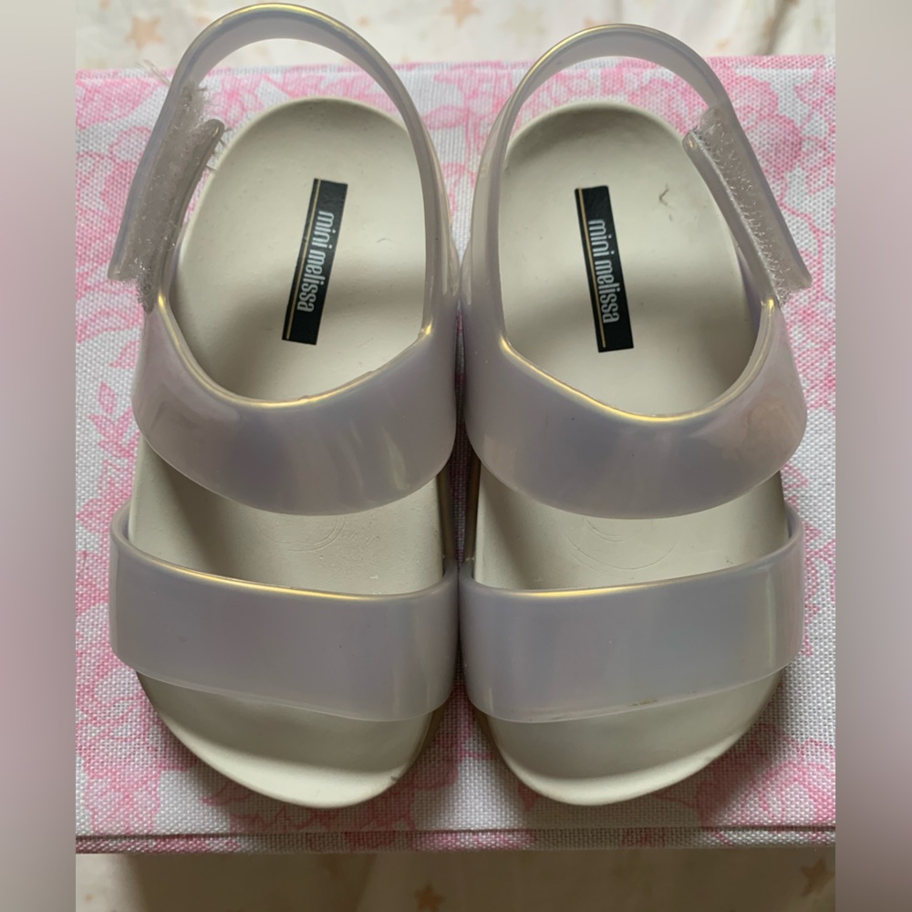 Mini Melissa cosmic sandal toddler size 6